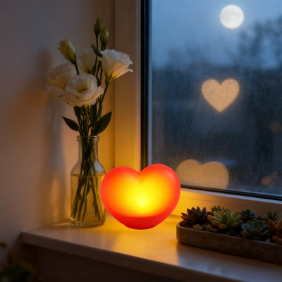 Cadeau de décoration de chambre à coucher romantique pour chambre à coucher en forme de cœur à la Saint-Valentin pour la fête
