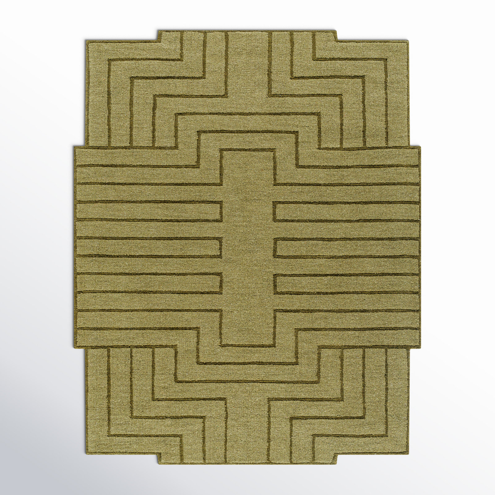 Loretto Hand-Loomed Geometric Area Rug, Novelty 8' x 10'
