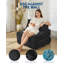 Canapé-lit convertible pliant avec matelas pliable, coussin, support pour le dos et poche latérale pour le salon et la chambre à coucher-1013217361
