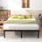 Pruneda Heavy Duty Metal Platform Rounded Edge Bed Frame with Steel Slats Easy Assembly-2018114369