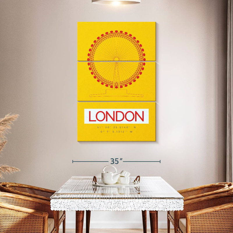 Masam London - London Eye, H 50 po x l 32 po