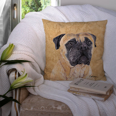 Mastiff Outdoor Reversible Throw Pillow