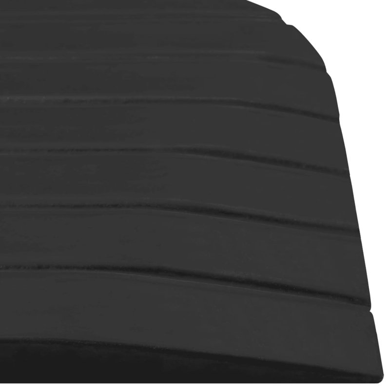 Rampes de seuil en caoutchouc 2 pièces Vidaxl, H 1,5 po x l 12,6 po x L 43,3 po