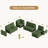114" Modular Sectional Sofa, Corduroy L Shaped Modular Sofa, Sectional Couches For Living Room, Bedroom And Apartment-547883634