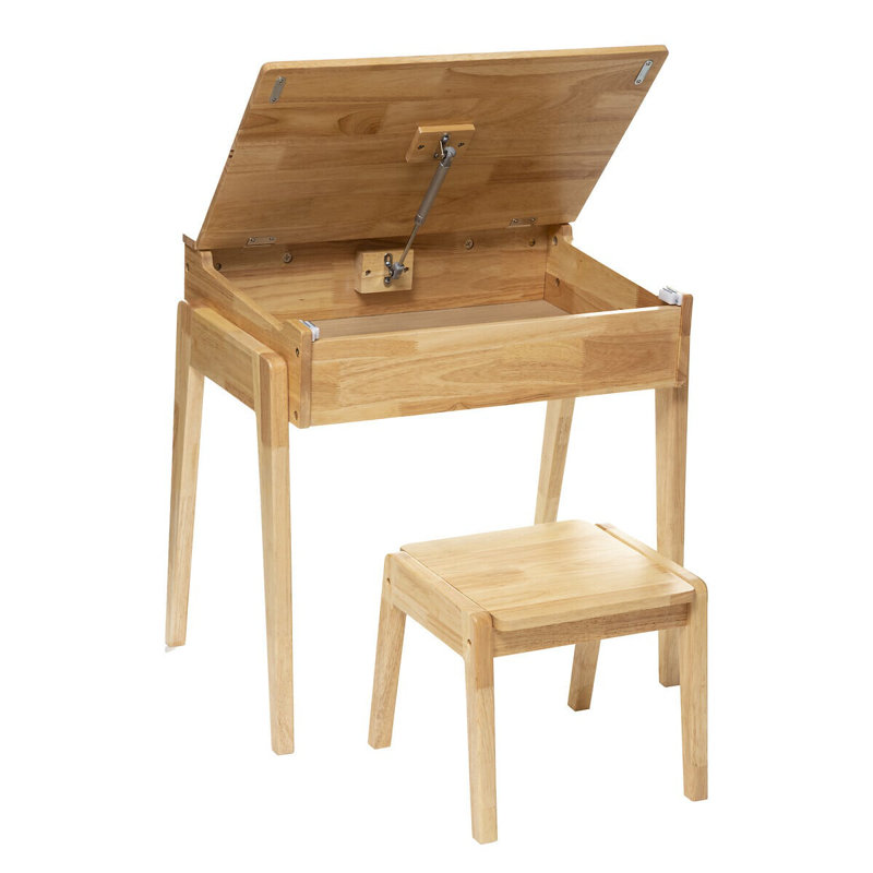Feeley 62cm Writing Desk Chair Set