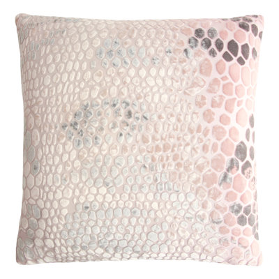 Snakeskin Square Velvet Pillow Cover & Insert