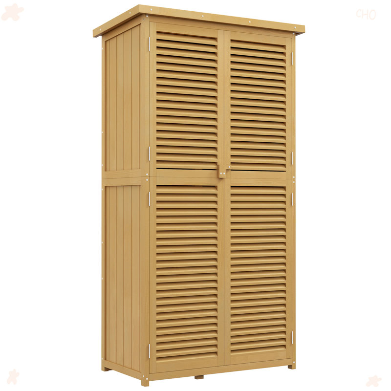 Armoire de rangement extérieure en bois, abris de jardin et rangement extérieur