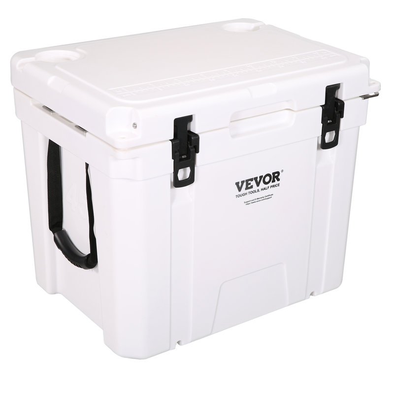 VEVOR 45 Quarts Ice Chest in White