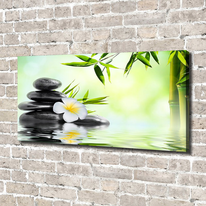 Orchid And Bamboo - Wrapped Canvas Print
