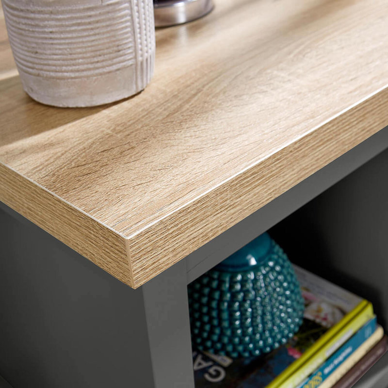Avon Lamp Side Table, Graphite