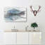 Mount Fuji In Japan In Abstract - Wrapped Canvas-55307843