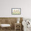 Cadre flottant Three Bunnies In The Grass, design par Lee Ann Sanders-445403979-445403978
