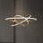 Warsame 3 - Light Gold LED Cluster Pendant-257542197