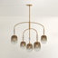 Lustre large en laiton patiné Troy Lighting-114642108-114642110