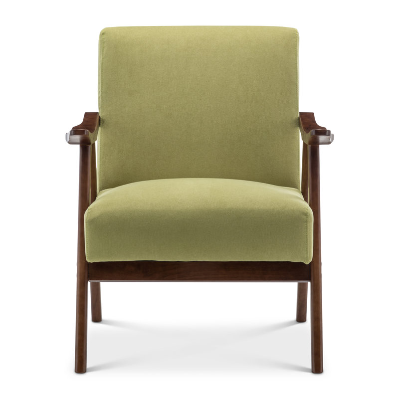 Gabar 75Cm Wide Armchair, Lime Green Poly-cotton 