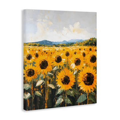 Endless Sunflowers Meadow Canvas, design par Creative Studio