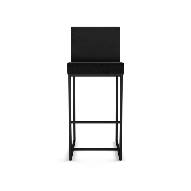 Tabouret de bar et de comptoir Gundolf, Noir, Noir, Tabouret de bar (siège d'une hauteur de 31 po)