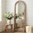 Arched Solid Wood Full Length Mirror-202688362