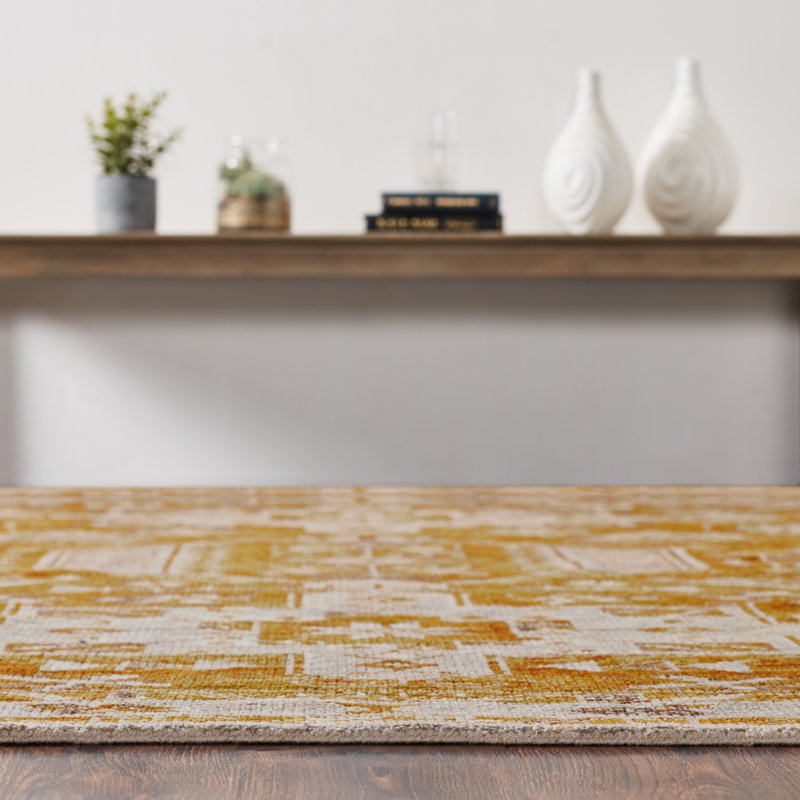 Modley Hand Knotted Wool Oriental Area Rug, Rectangle 3' x 5'