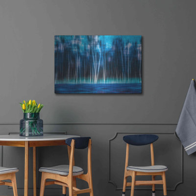 «Latitude Run®», forêt mystique par Hannes Cmarits, art mural en métal