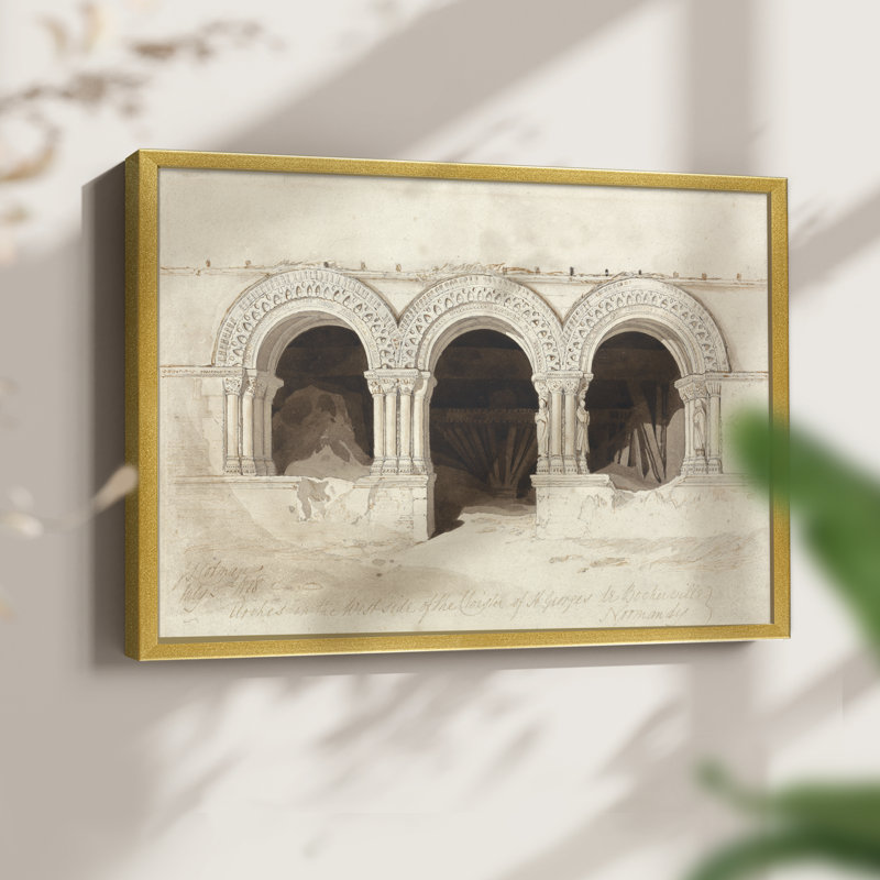 Vintage Sketch Work-XIII -Framed Print - Restickable