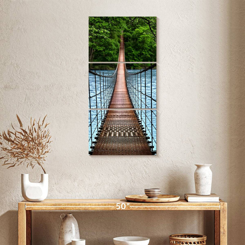 Jungle Rope Bridge, 38" H x 18" W