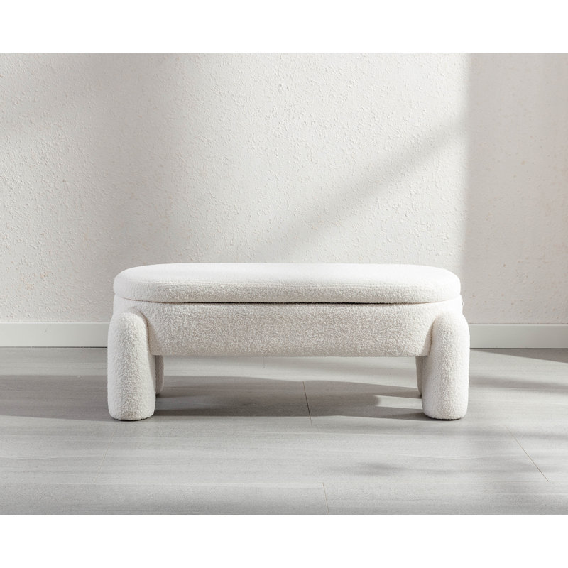 Adryann Plastic Storage Bench