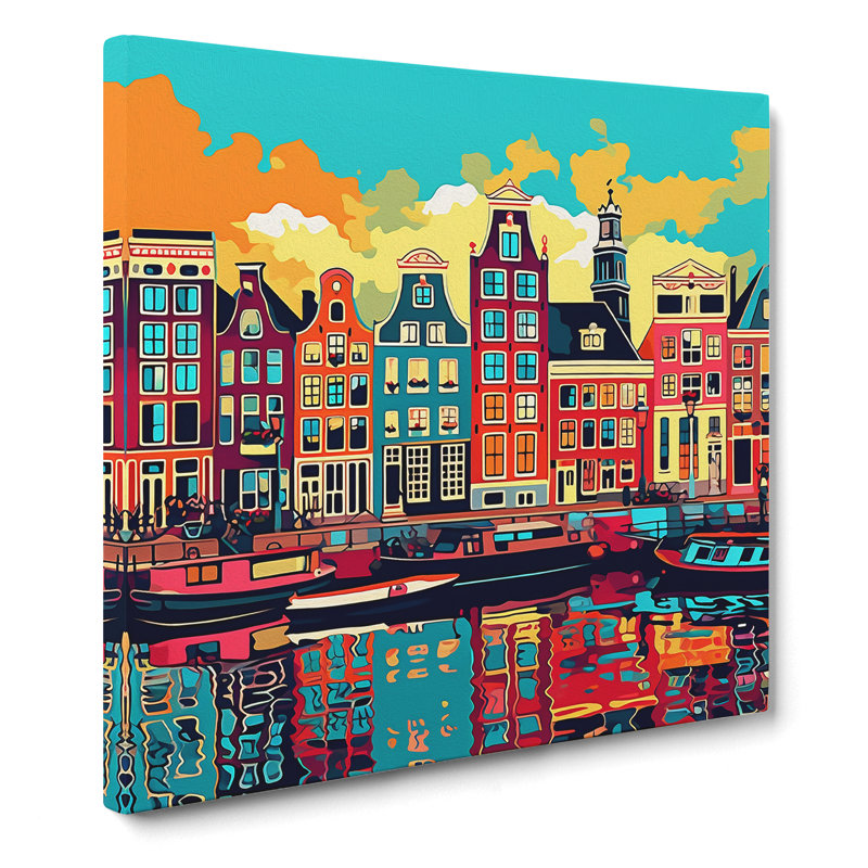 Modern Wall Art - Wrapped Canvas, 50cm H x 50cm W