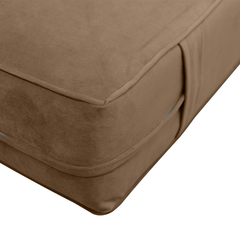 Mesud Zipper Mattress Protector Mattress Protector Case Pack, Brown