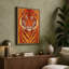 Tiger's Gaze Modern - Wrapped Canvas-445162642-445162646