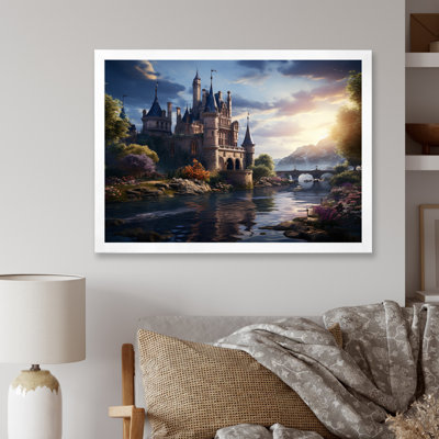 French Enchanting Castle In Loire - France Canvas Art Print