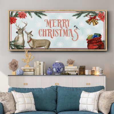 Merry Christmas - toile encadrée