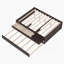 Lit plateforme double avec lit gigogne et 2 tiroirs, fabrication en bois massif, multiprise intégrée, finition espresso-21979696-21979697