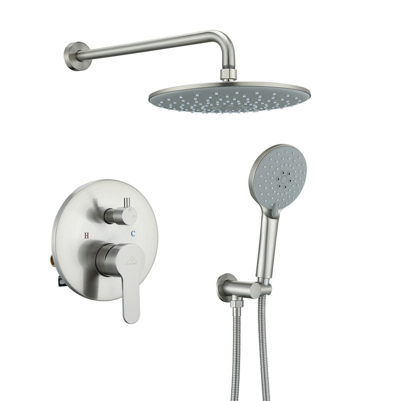 All-In-One Kit with Rough in-Valve, Brushed Nickel