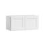 Armoire murale standard blanche Shaker de l 30 po x P 12 po x H 18 po Homeibro Cozy Design-927361945-927042984