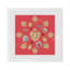 Ex Vote Sacred Hearts Cotton Blend Square Napkins-1447882319