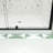 Matte Black Pivot Swing Shower Door 38-42" X 71", 1/4" Tempered Glass, Easy Install, Magnetic Close, Advanced Leakage, Wall Adjustable 3/8", Stainless Steel Glass - W 71" H, Black, Tempered, Left &