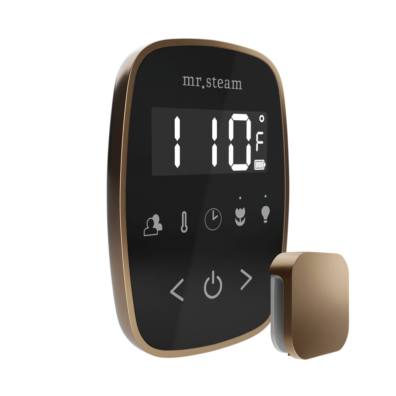 Régulateur de douche à vapeur TempoFlex , Noir / bronze nouveau