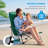 Set Of 2 Low Profile Outdoor Portable Lightweight Camp Chair With Cup Holder, Folding Beach Chairs With Breathable Mesh, Compact For Backpacking, For Patio, Poolside & Camping-774597572