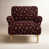 Ditsy Dahlia Burgundy selected