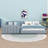 Queen Size & Twin XL Size Upholstered Platform Bed-2106432442