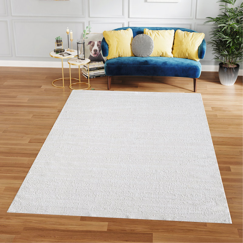 Tapis tissé Pale Celadon, Rectangle 2 pi 8 po x 4 pi 11 po