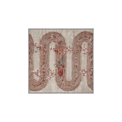 Machine Washable Brown Area Rug