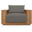 Beja Luxe Club Chair - Natural-1216972777