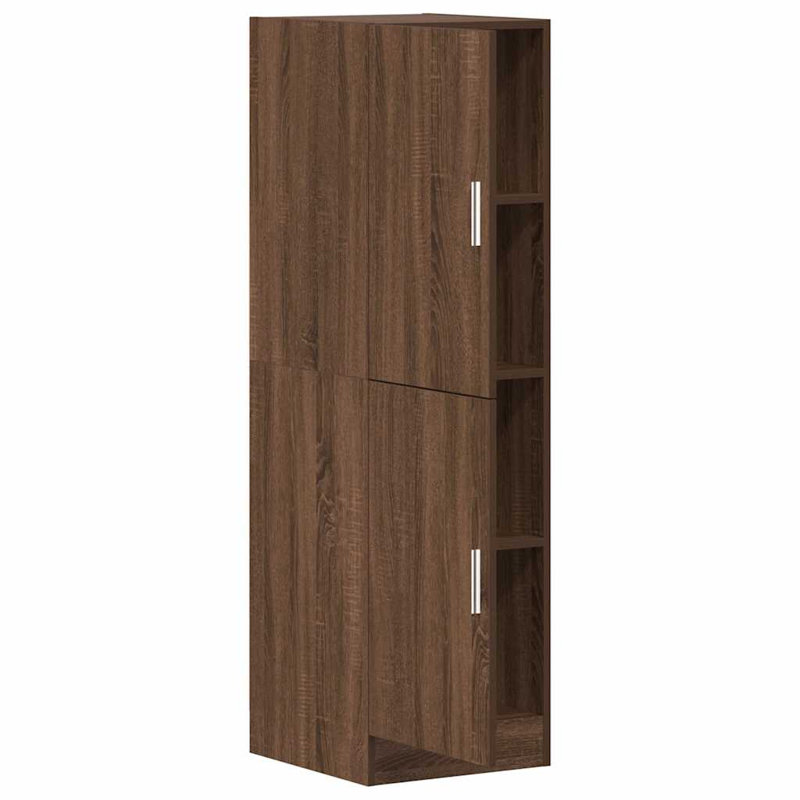 Kitchen Cabinet 38X41.5X131.5 Cm Engineered Wood, Brown Oak