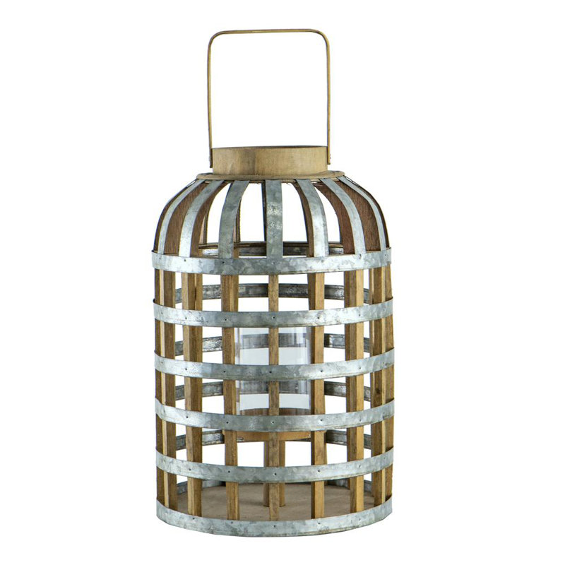 Porte-bougie en métal 22,24 pouces de hauteur