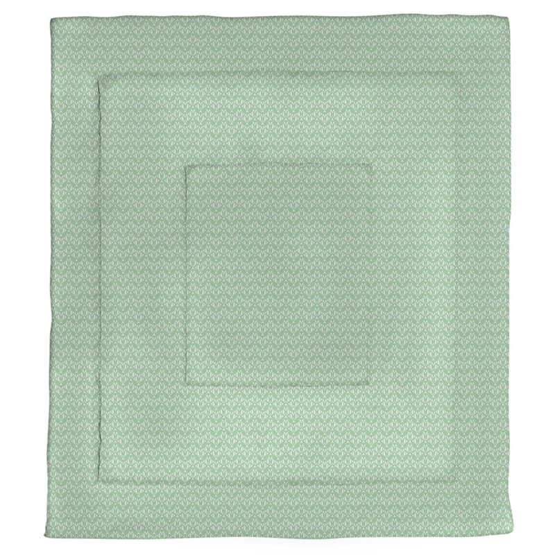 Édredon simple réversible Art déco Katelyn Elizabeth, Édredon grand, Vert