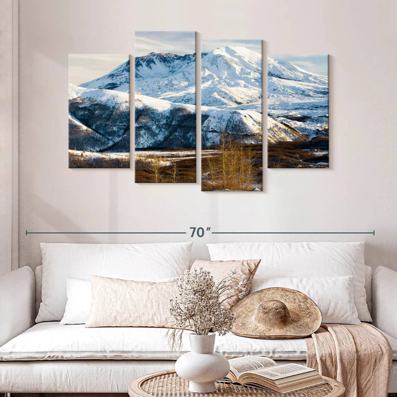Alvord St. Helens Snow Mountain, 32" H x 52" W