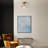 Deshonda Glass Semi Flush Mount