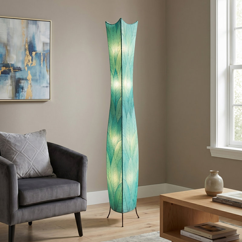 Arbutus 72 " Novelty Floor Lamp, Sea Blue